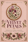 Velvet Petals – Romantic Iris & Anemone Hand Embroidery Pattern